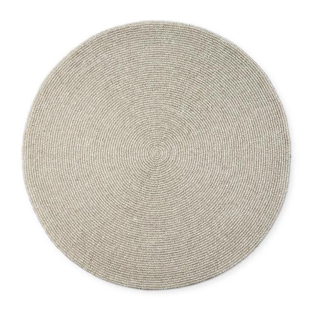 Silver Beaded Placemat