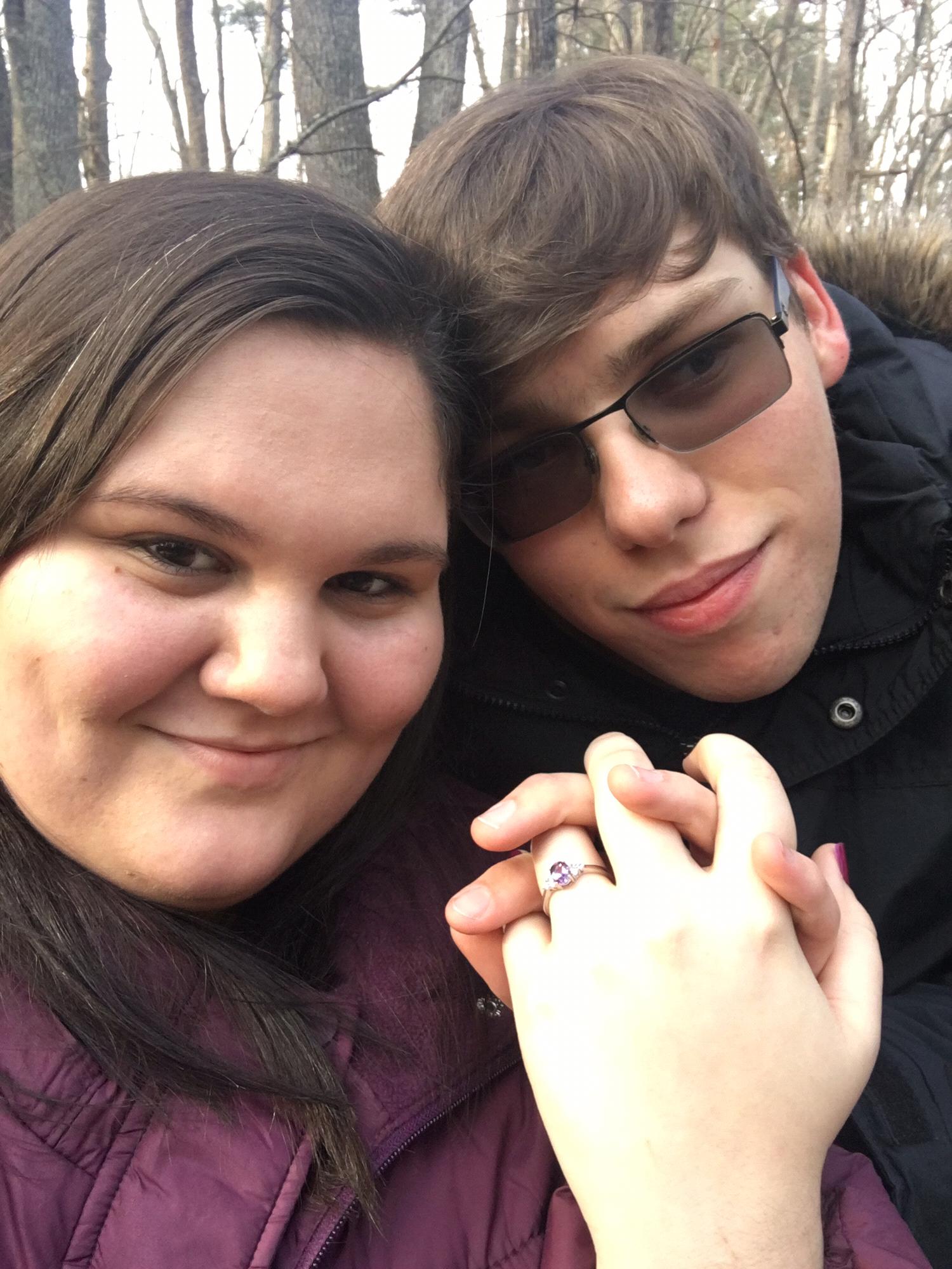 He asked, she said yes!