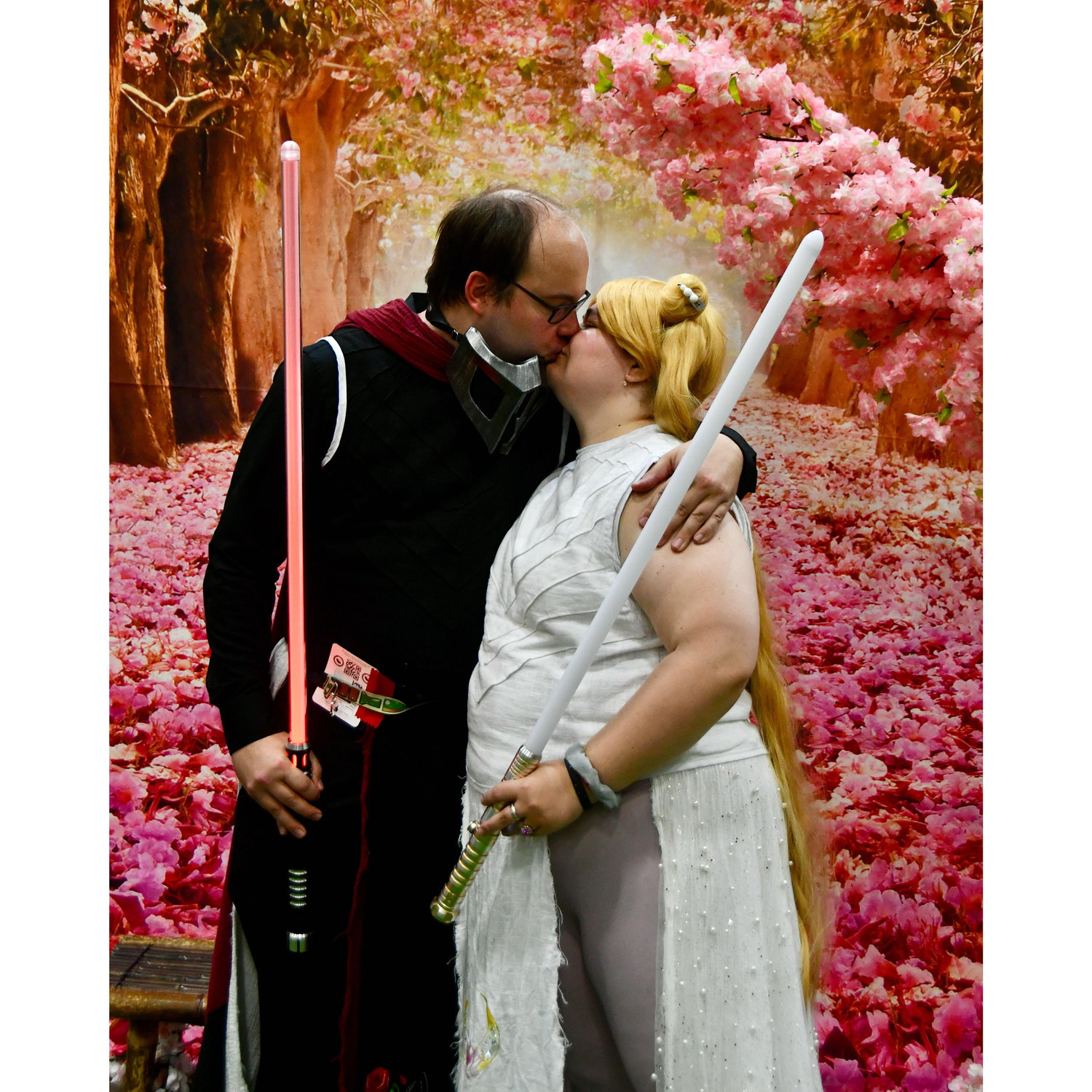 Lightsabers, cherry blossoms, and kisses. Oh my!