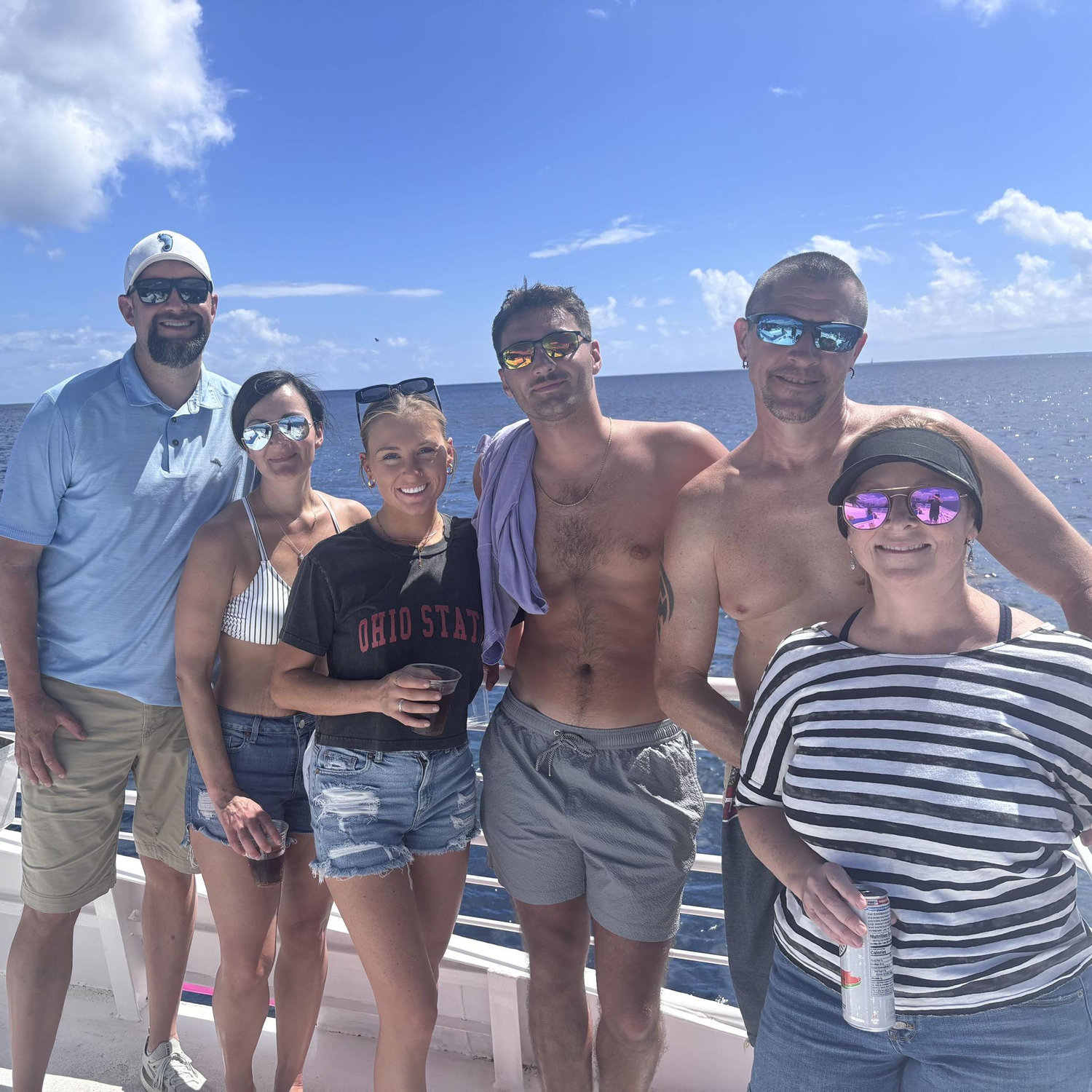 Boat ride with Nick's family February 2025