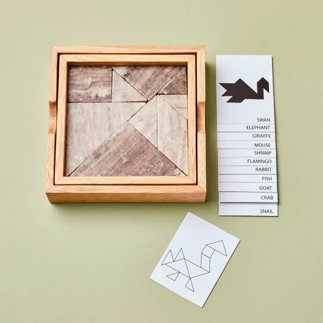 Marble & Wood Tangram Puzzle - Hearth & Hand™ with Magnolia