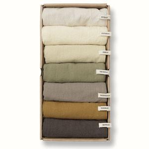 Day Tea Towel - Set of 7 - Calm | ferm LIVING