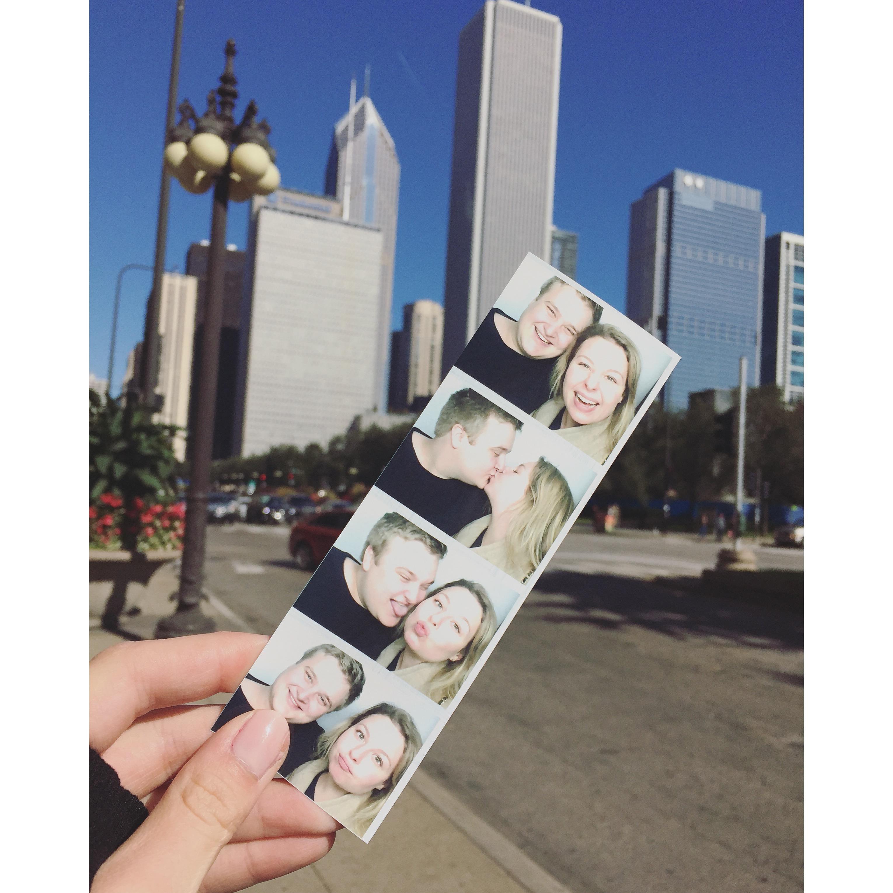 Our one year anniversary trip to Chicago...