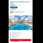 Day 5- San Juan, PR- Beach Escape At Vivo Beach Club with Lunch