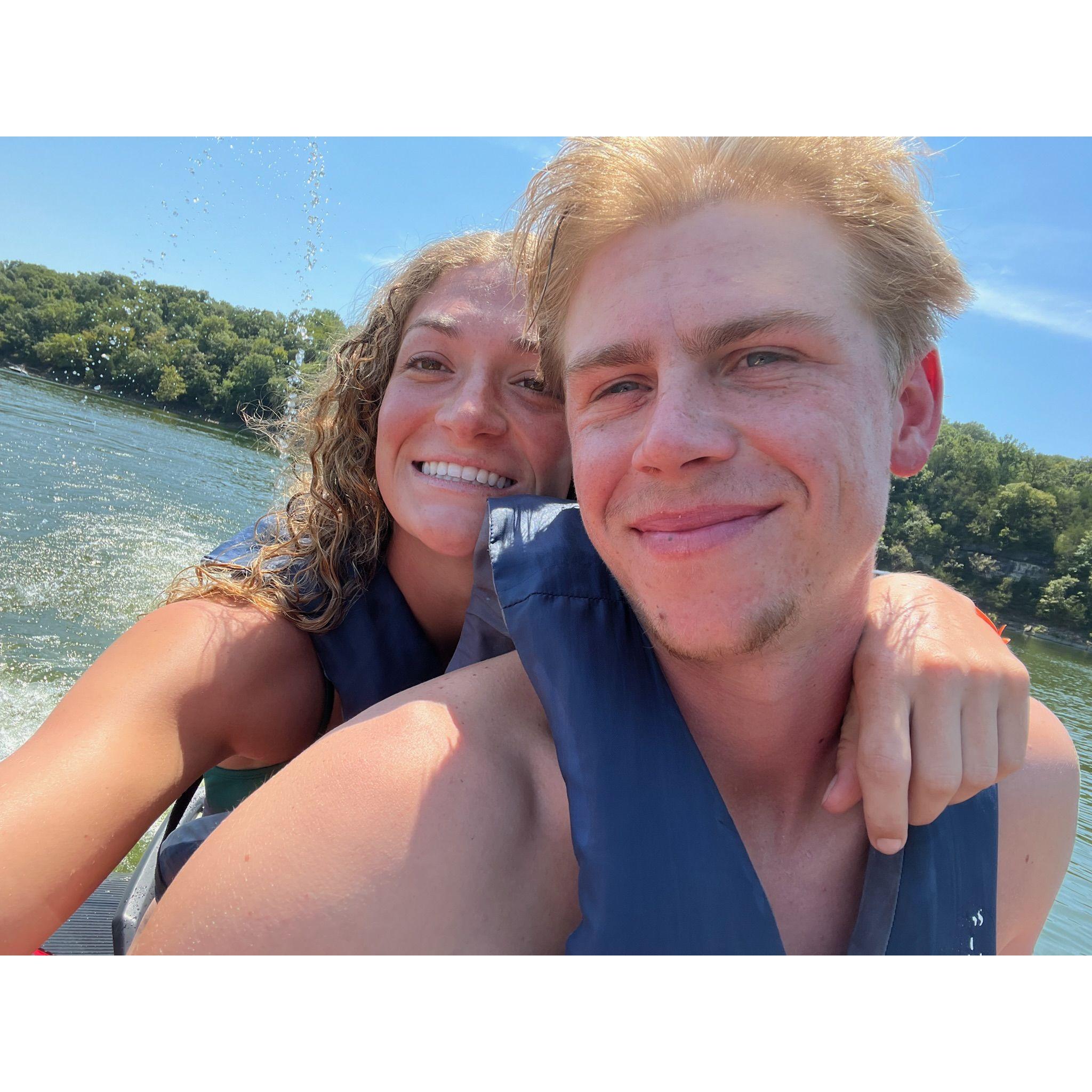 Jet skiing in Branson