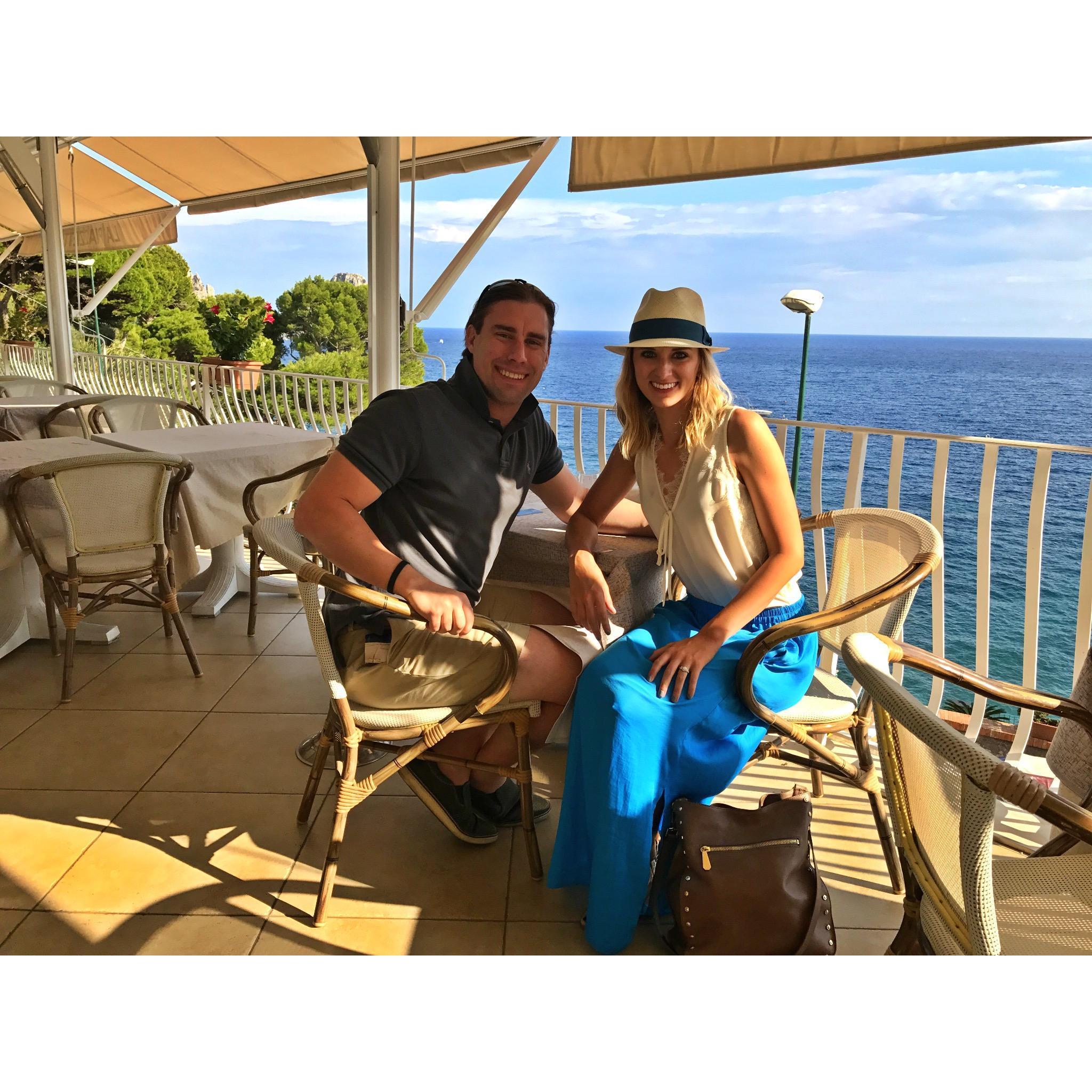 lunch in Capri