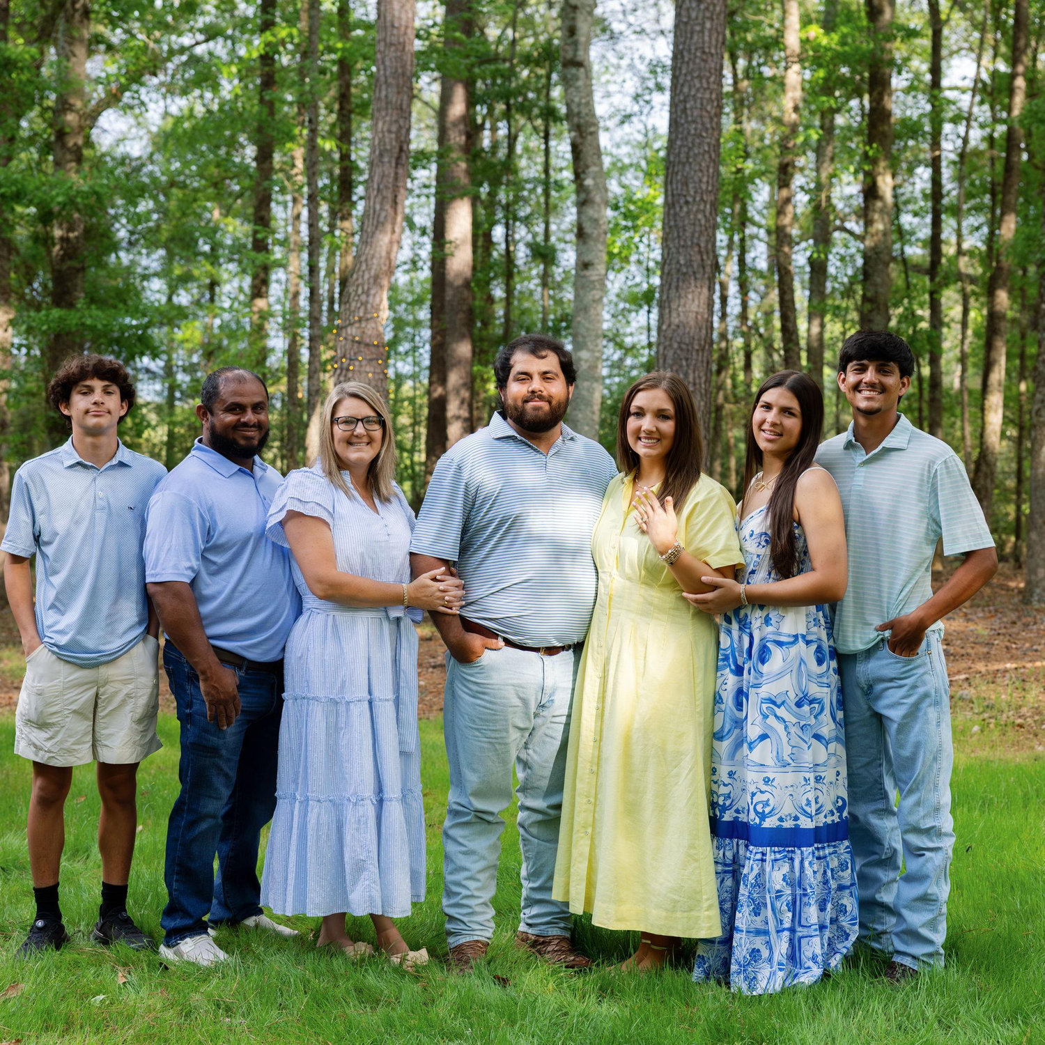 Alex's family: Luis, Kim, Ethan, Natalee and Noah