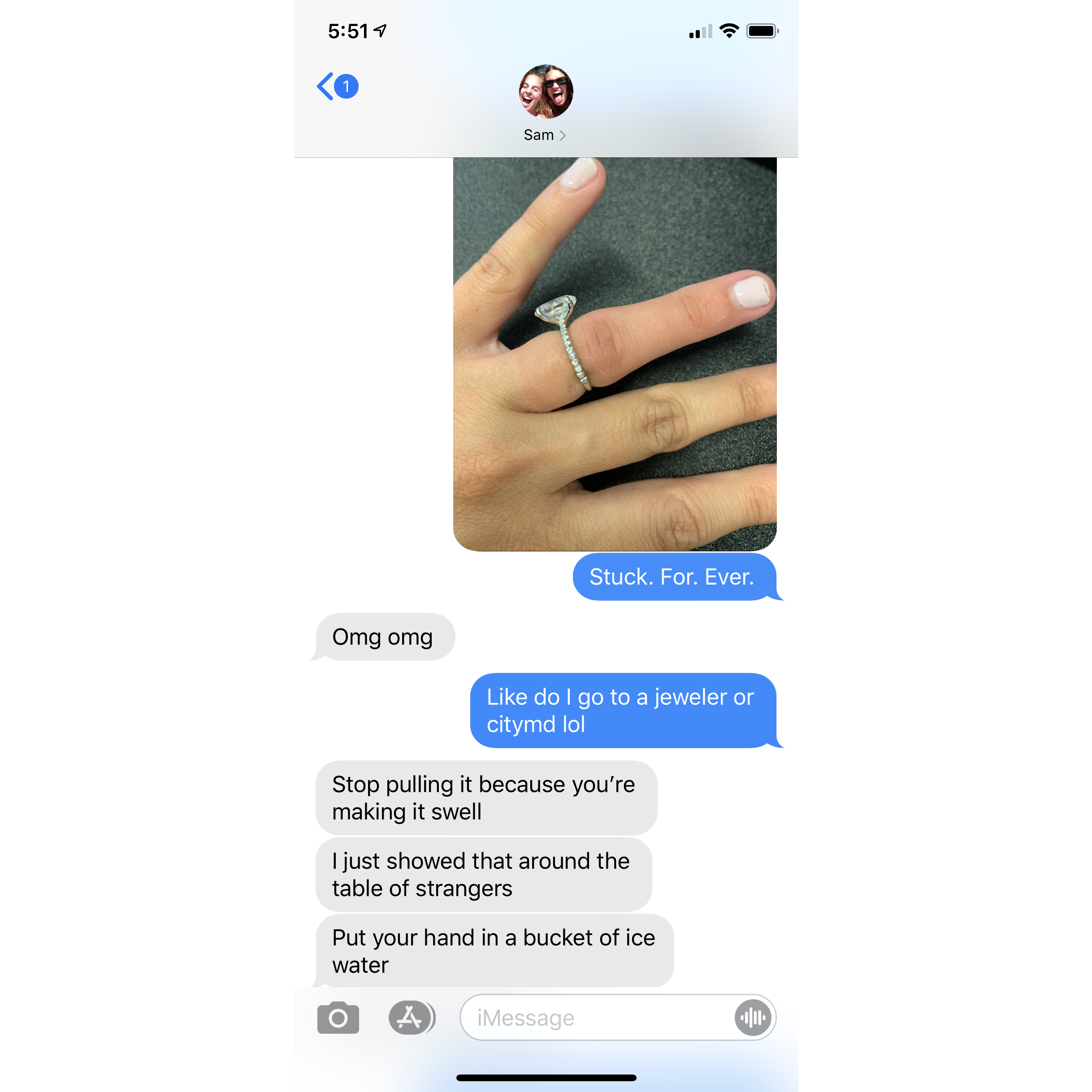 August 22, 2019: Josh proposes, and Dana says yes! Just like the ring on Dana's finger, they are stuck together forever, and they wouldn't have it any other way <3