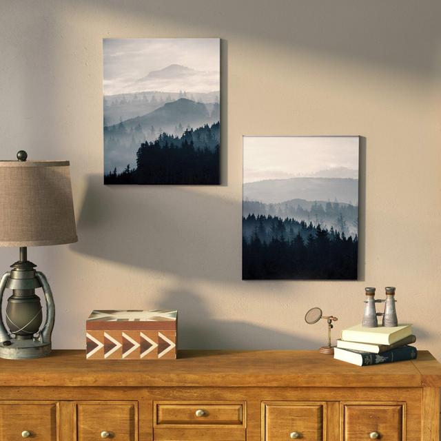 'Blue Mountains I and II' 2 Piece Photographic Print Set