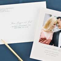 Desrosiers Portrait | Deep Blue Spruce | Zola Save The Dates