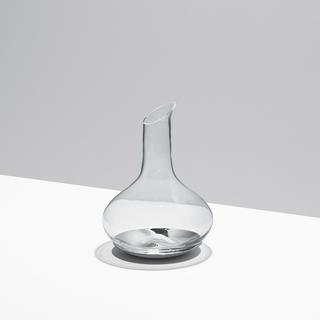 Sky Wine Carafe Glass & Stainless Steel Coaster