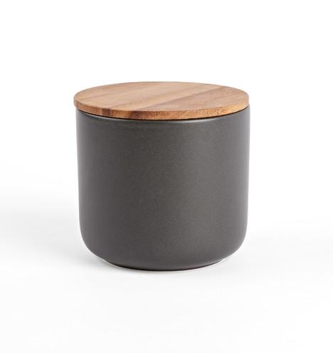 Canister with Wood LidItem Large