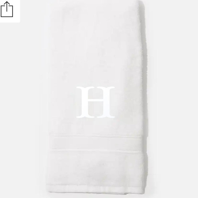 Monogrammed Hand Towel