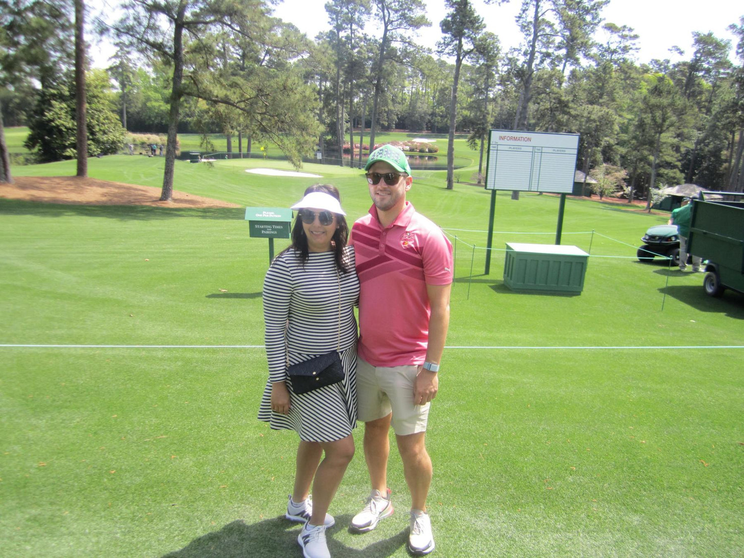 Celebrating at the Master’s Tournament April 2022!