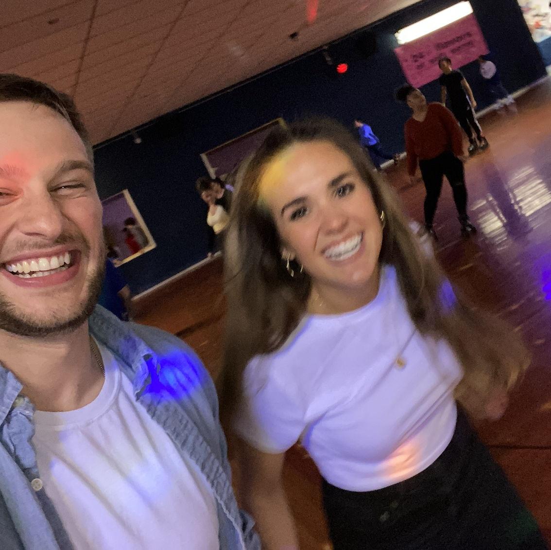 Lex's best birthday ever β Danny taking her rollerskating!