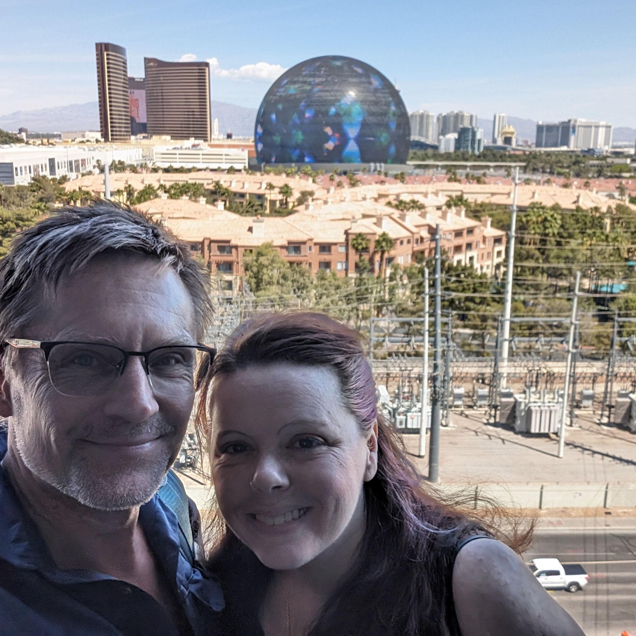 The Sphere (not pictured Phish). April 2024