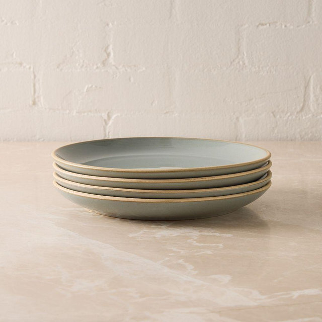 Mill Ceramic Salad Plate, Blue, Set of 4