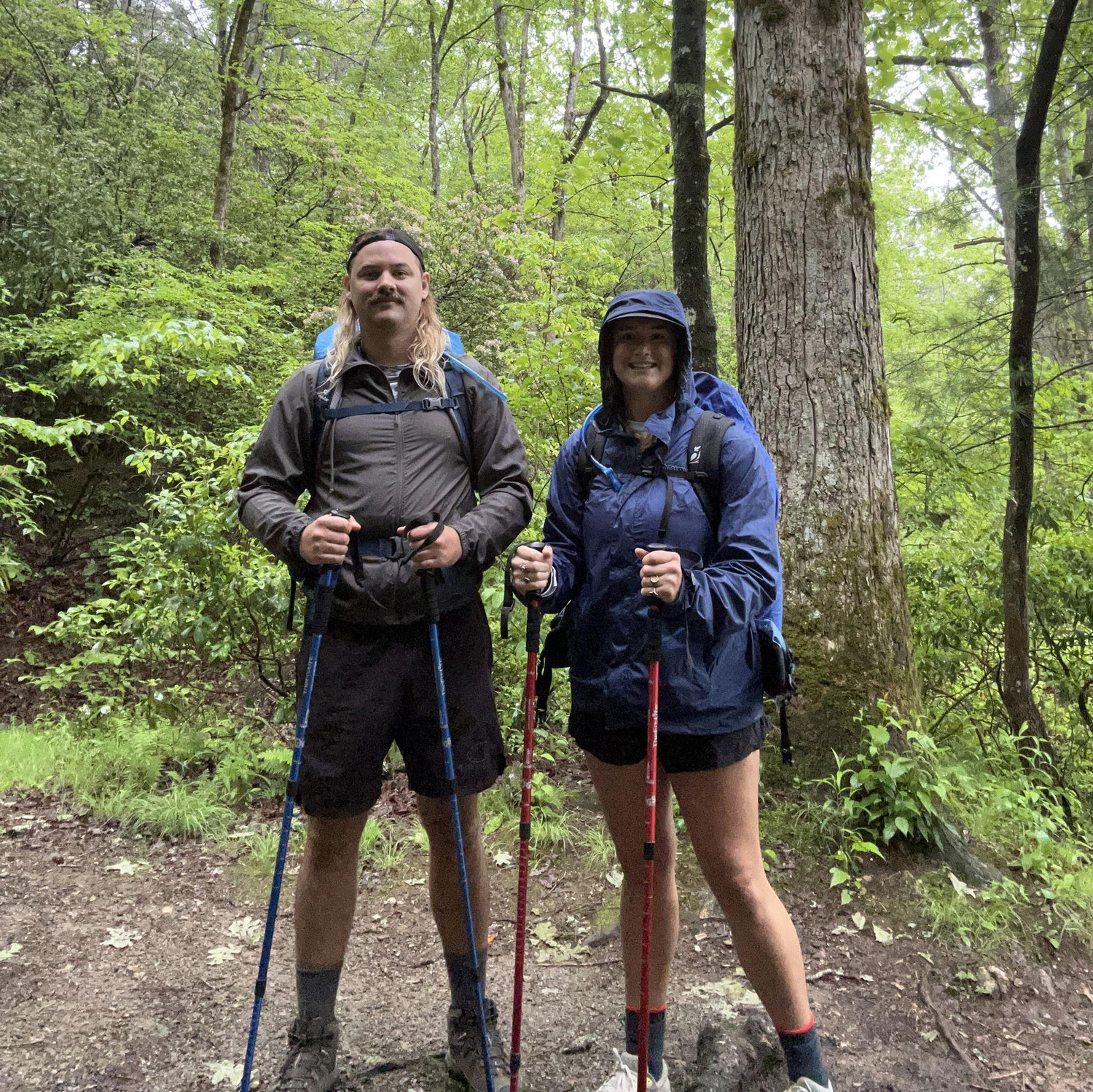 setting off on our AT hike!