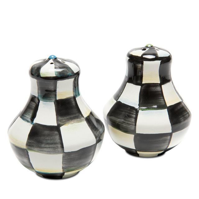Mackenzie-Childs Courtly Check� Enamel Salt & Pepper Shakers