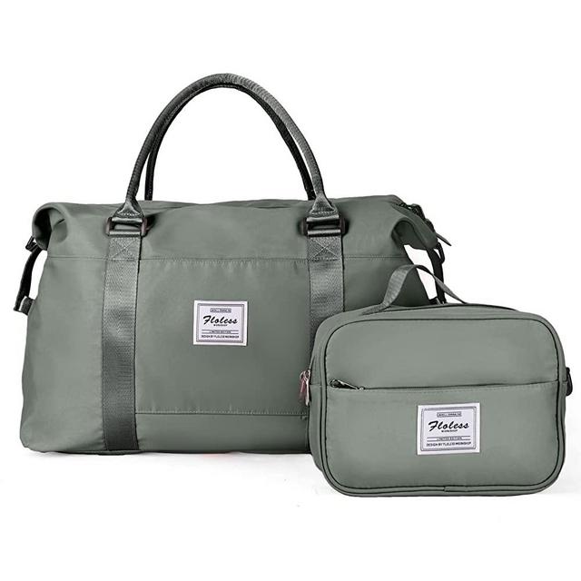 Travel Duffel Bag, Sports Tote Gym Bag, Shoulder Weekender Overnight Bag for Women