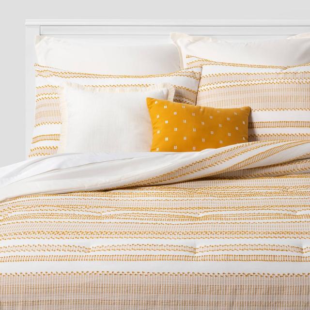 Queen 8pc Whately Comforter Set Natural - Threshold™
