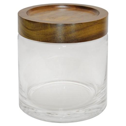 Canister Acacia/Glass - Small - Threshold™