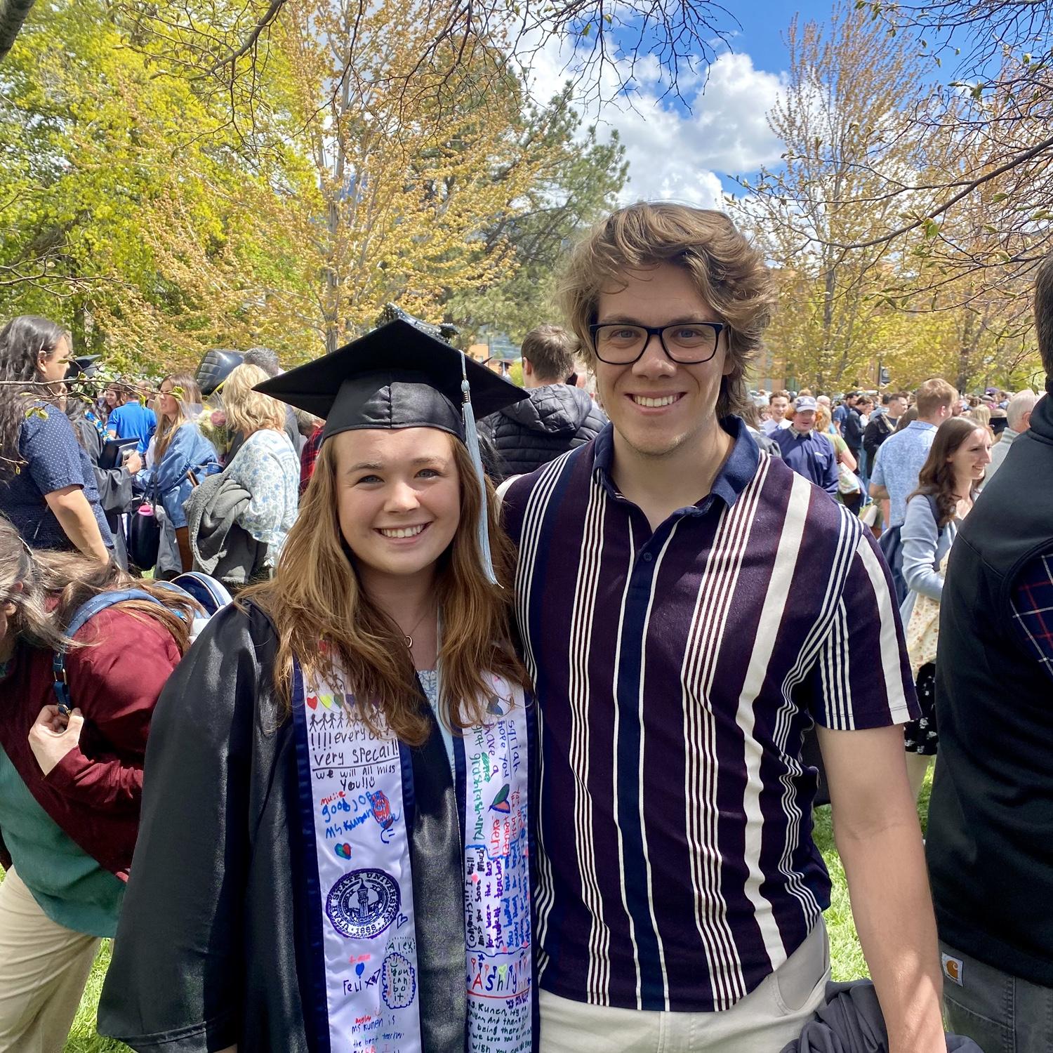 Emma Lucy's graduation. (She graduated with a degree in Elementary Education).
