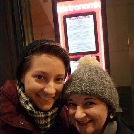 Lynn and Lea savored dinner at Bistronomic in Chicago as a Christmas gift from Lynn's Mom and Dad.