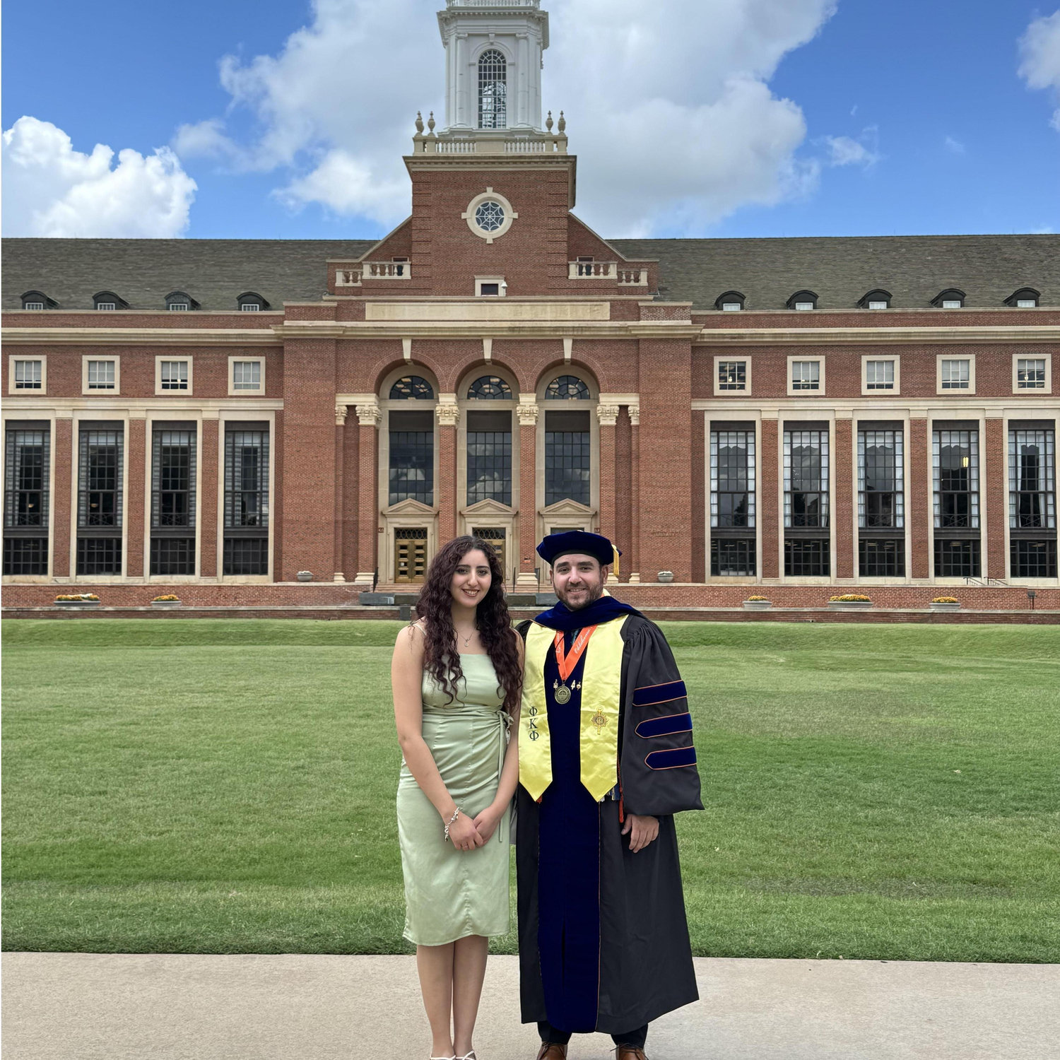 Celebrating a proud milestone together, chasing our dreams and supporting each other every step of the way. This day was extra special it’s when we first said, "I love you." 🎓❤️