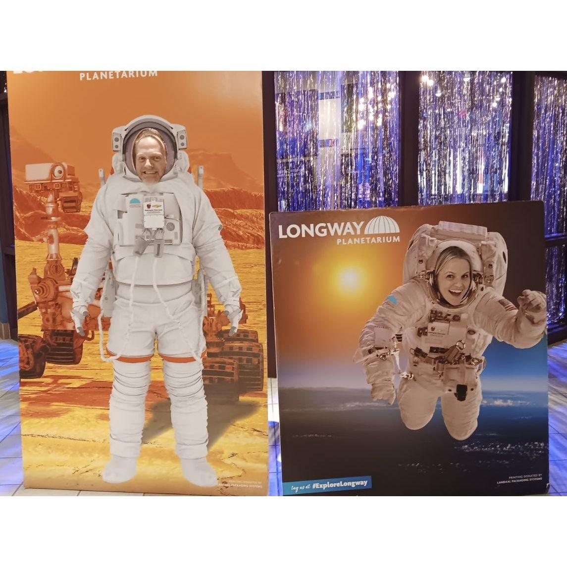 For Spring Break I went out to Michigan and we went to the planetarium in Flint.