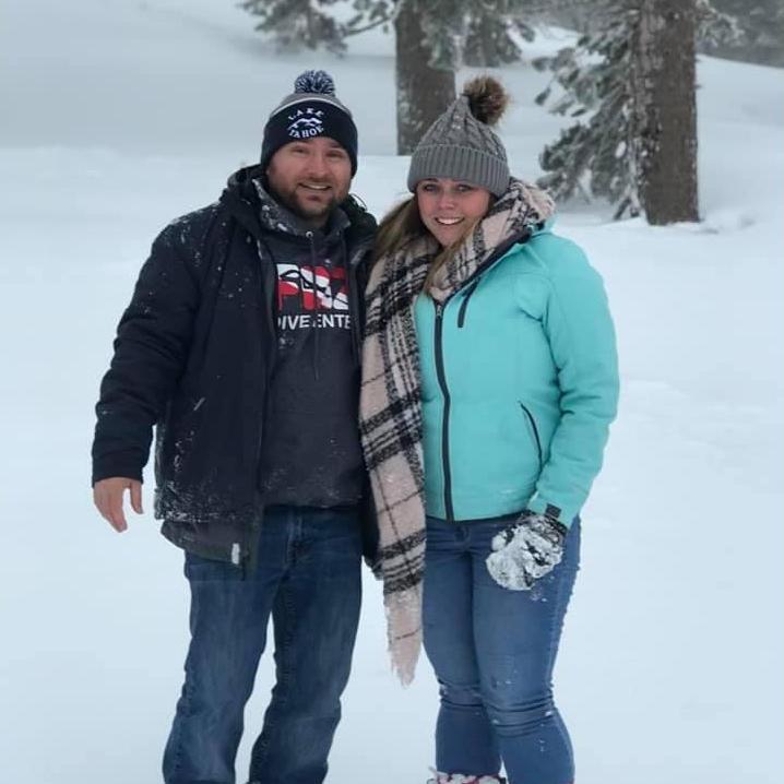 Sledding in Lake Tahoe
