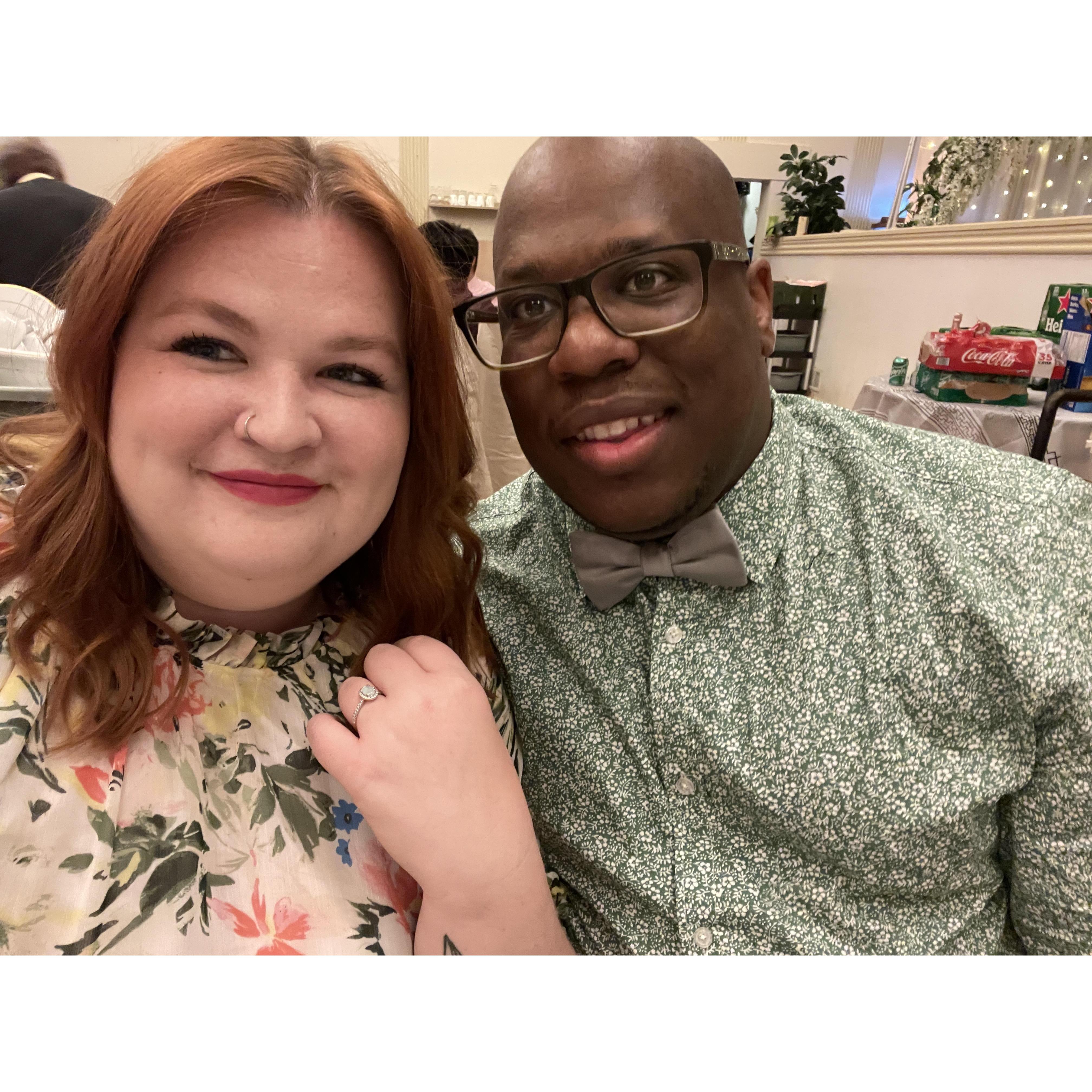 At a friends wedding