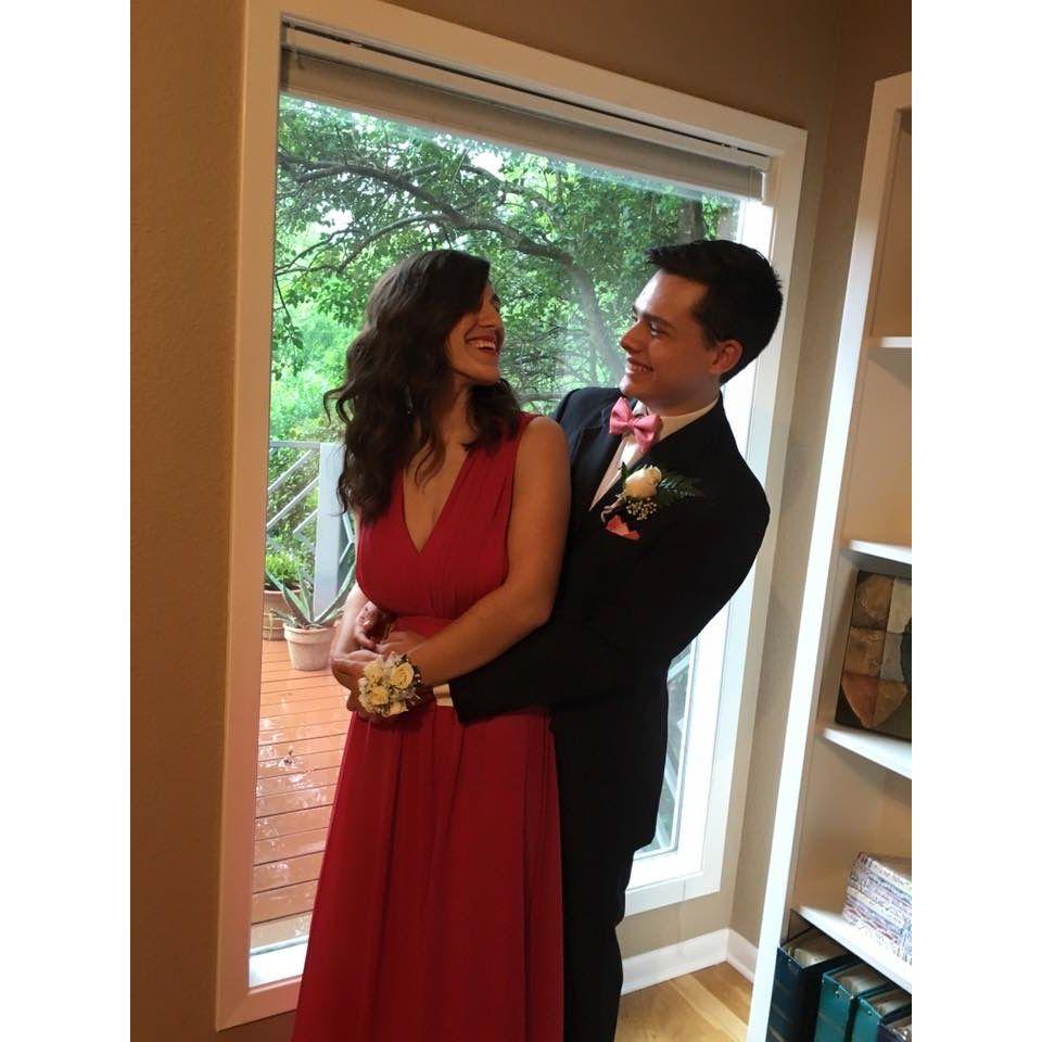 From our prom - we had a great time even though it was a rainy night!