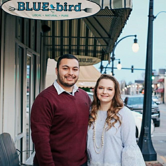 Our first Valentine's Day dinner at the Blue Bird Café in Stanford, KY