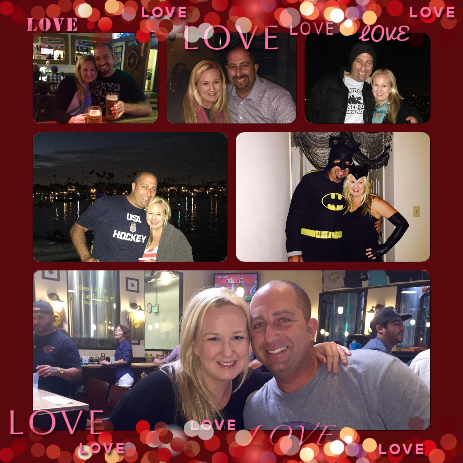 Fun times from the happy couple's first year together!