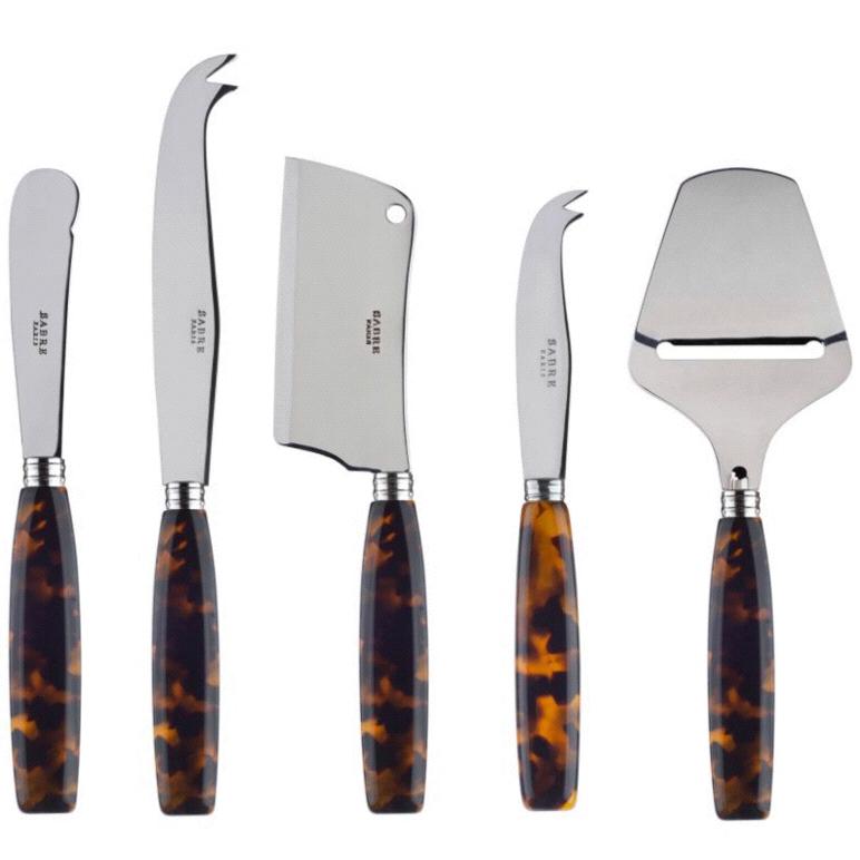 Sabre Paris Cheese Serving Set - Djembe Tortoise