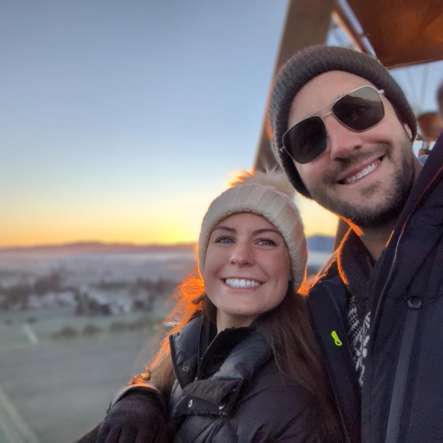 Hot air ballooning in Napa