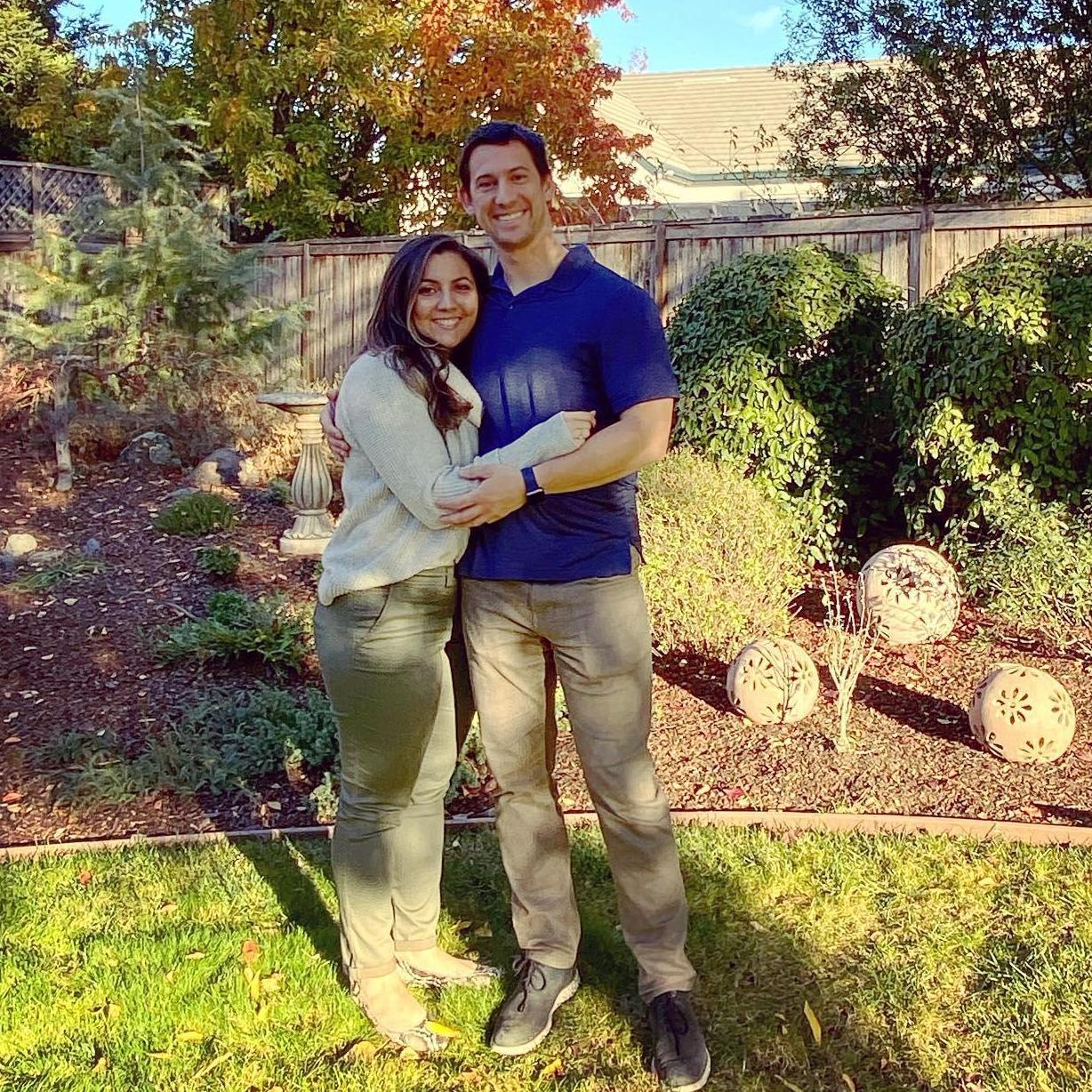 Enjoying the autumn weather before a big Thanksgiving feast!