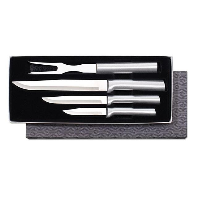 Rada Cutlery Prepare Then Carve Carving Knife Gift Set – Stainless Steel Blades With Aluminum Handles