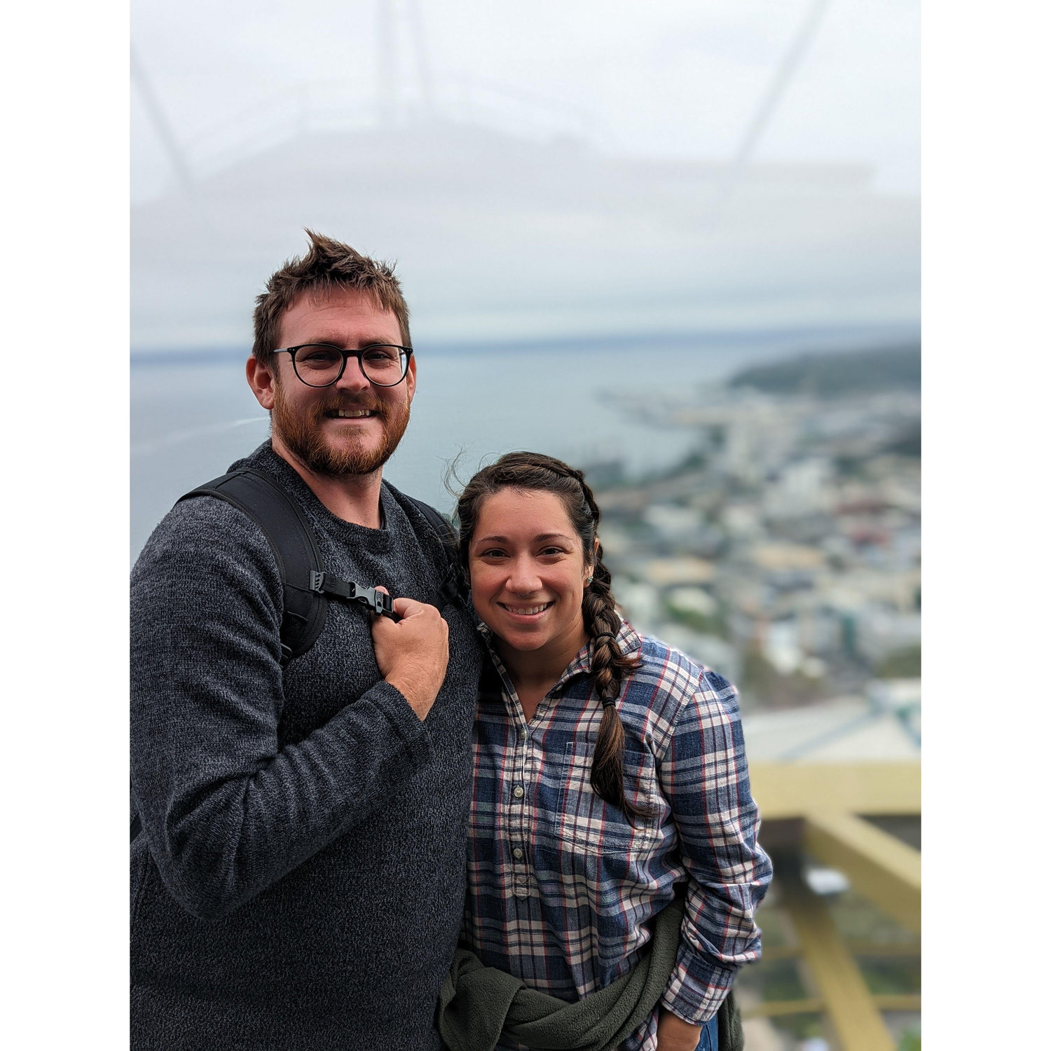 At the top of Seattle (Space Needle)