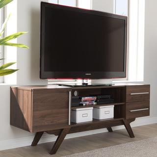 Mid-Century Modern Wood TV Stand