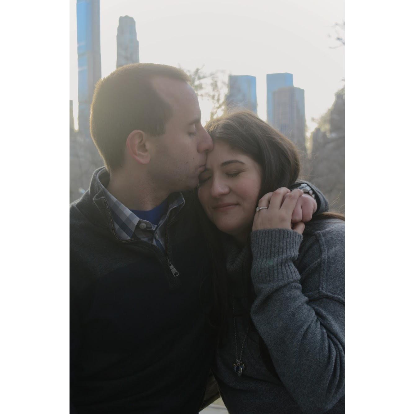 Engagement Photos in Central Park