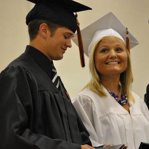 Our high school graduation in 2010 from Fenton High School.