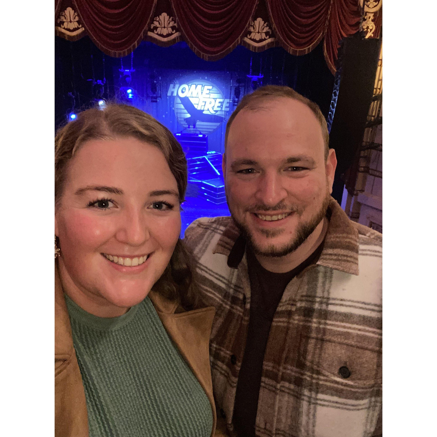 Robert's first Home Free concert