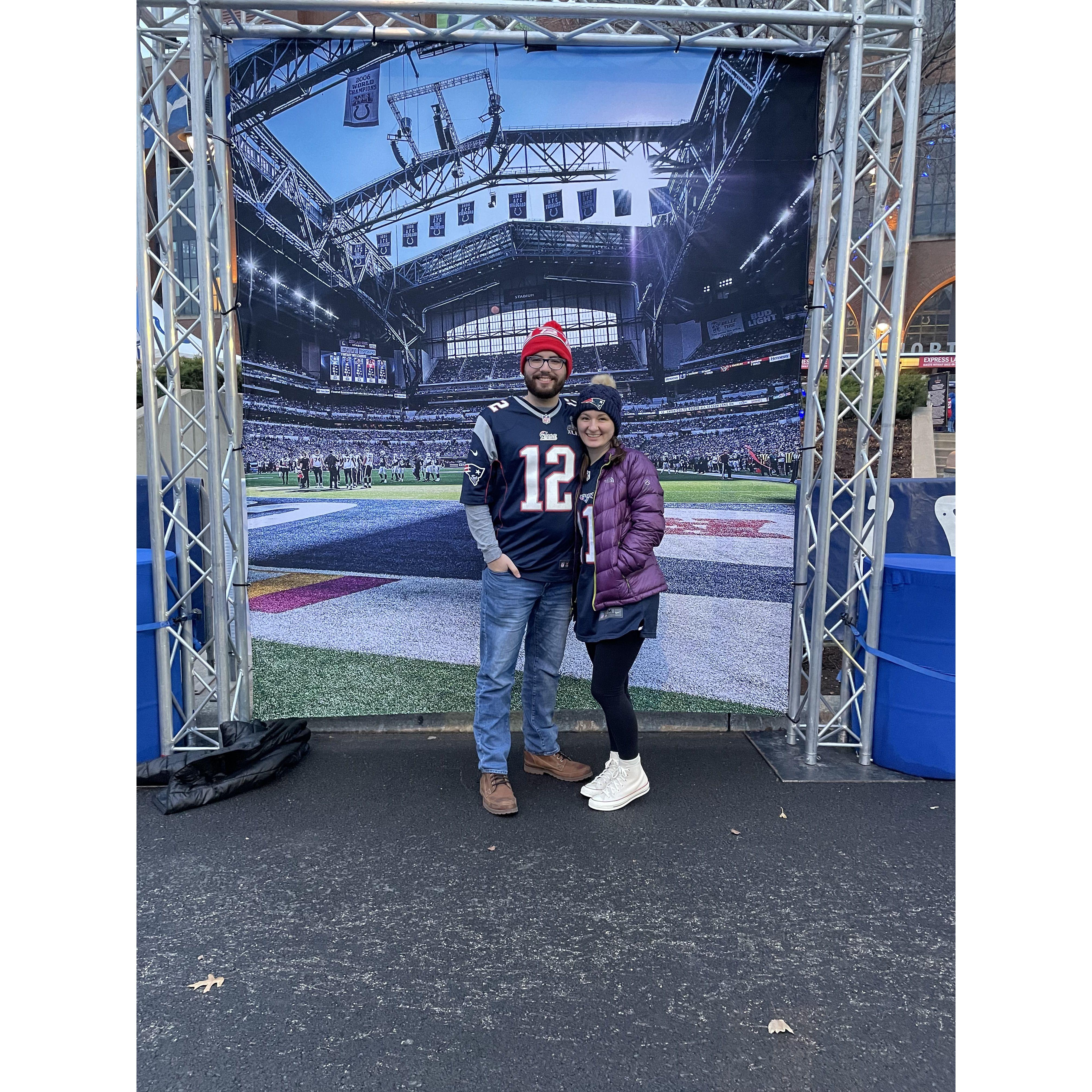 Patriots vs. Colts in Indianapolis