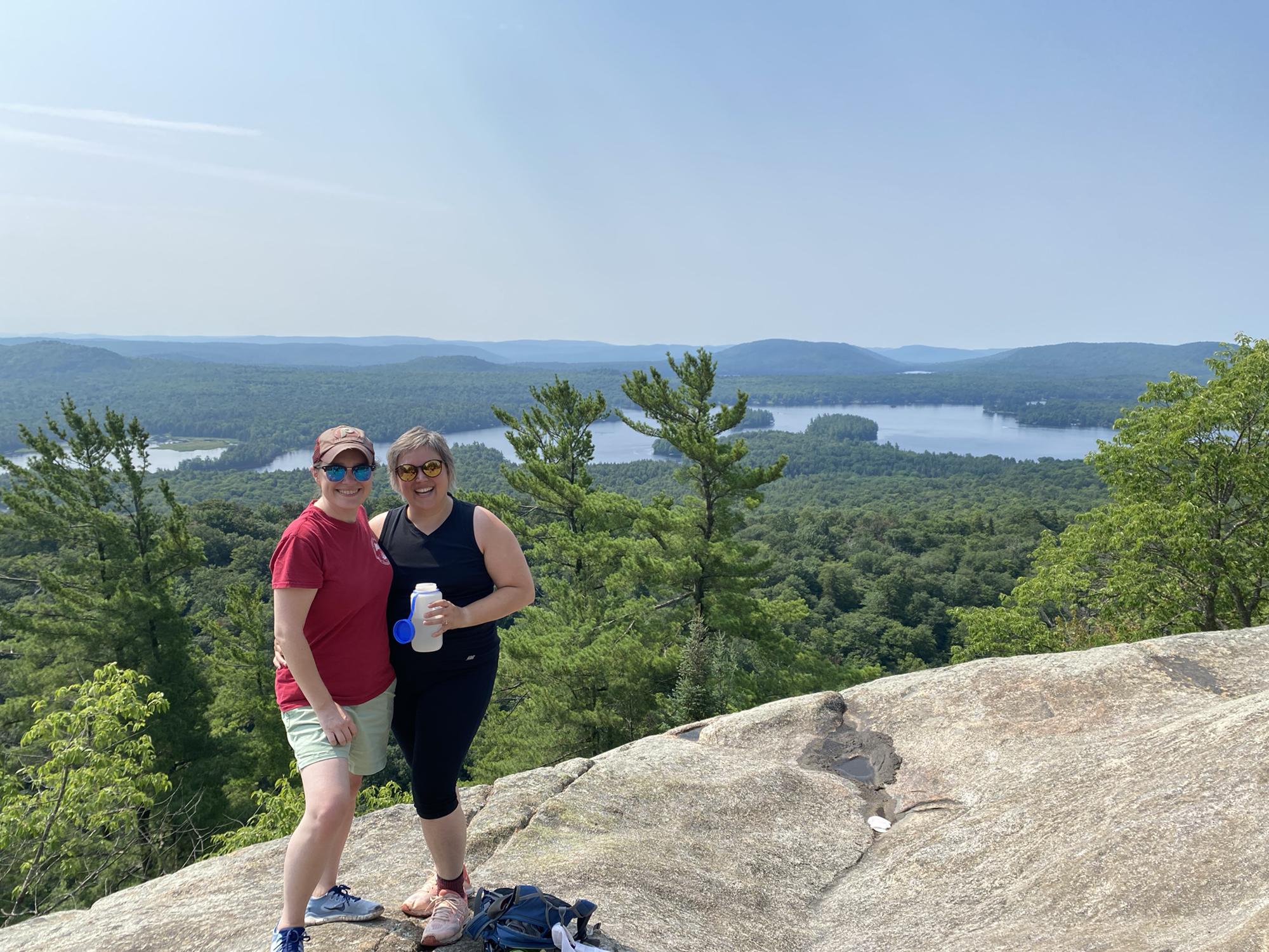 Top of the Bald Mountain hike in the Adirondacks