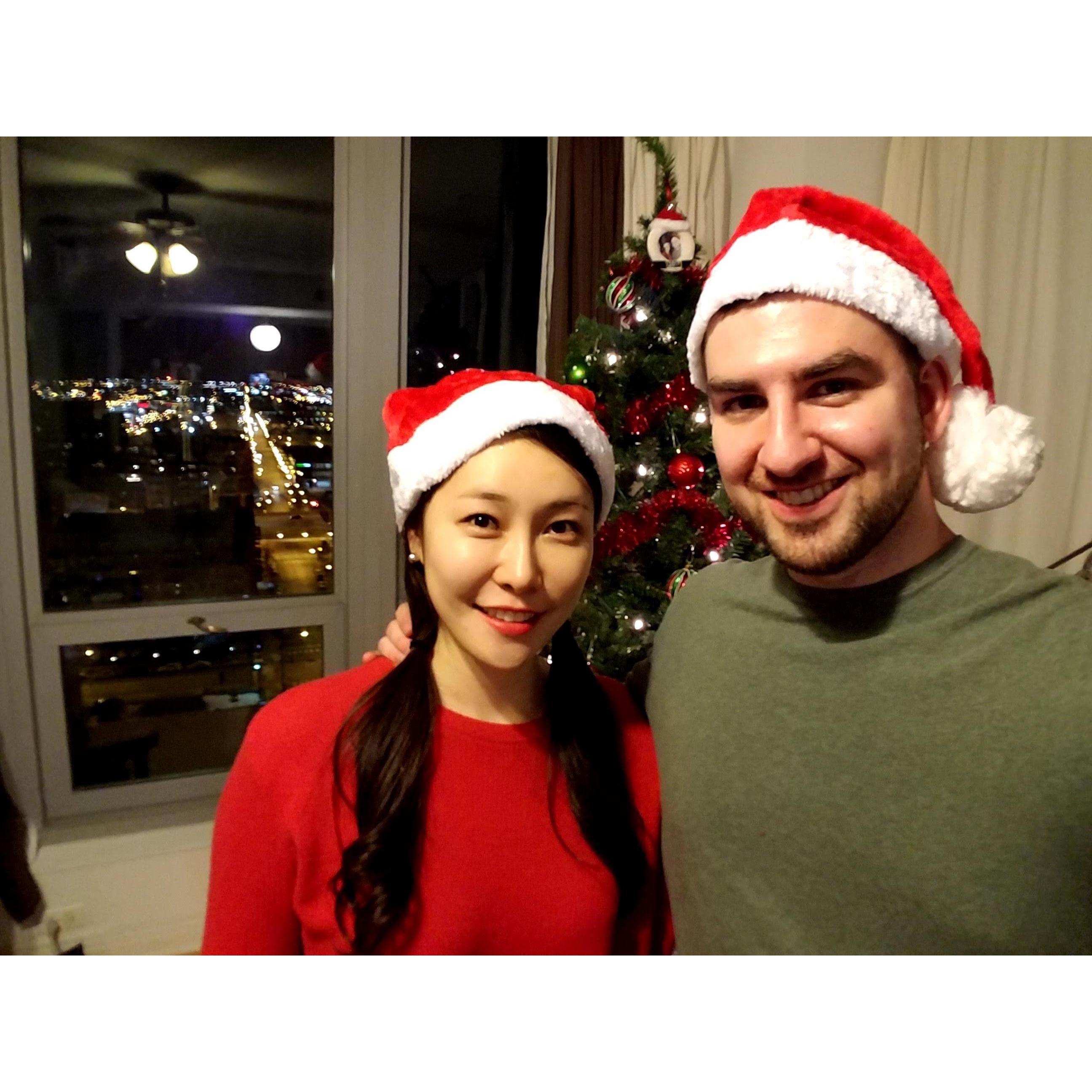 First Christmas Together in Chicago