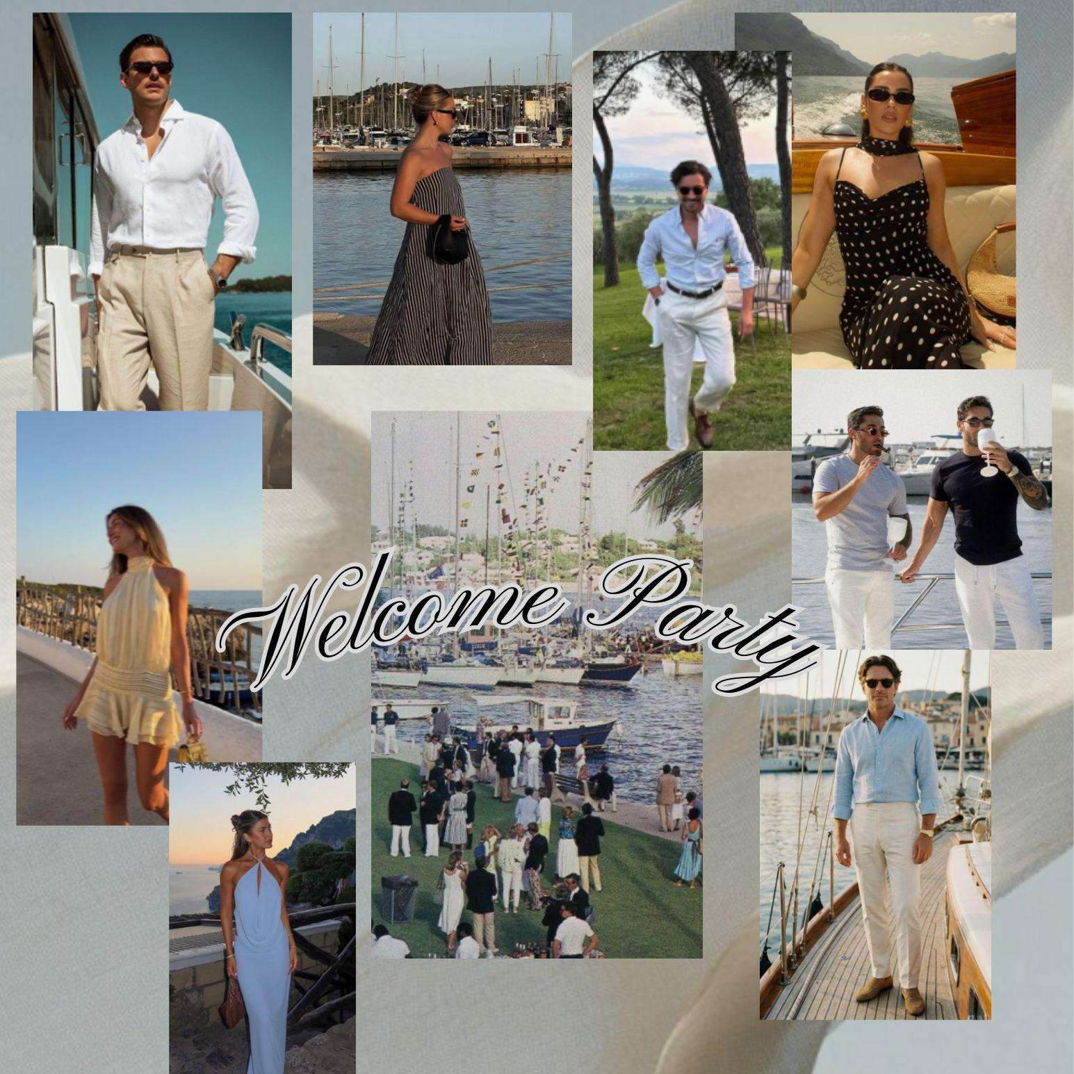 Welcome Party: Semi-Formal/Cocktail attire is requested