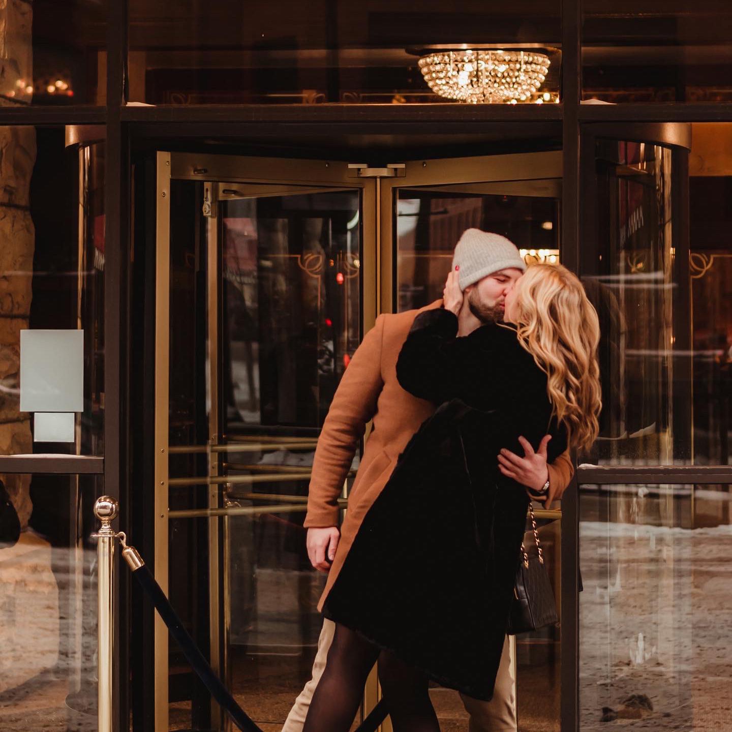 Our engagement at the Pfister Hotel in Milwaukee - December 2022