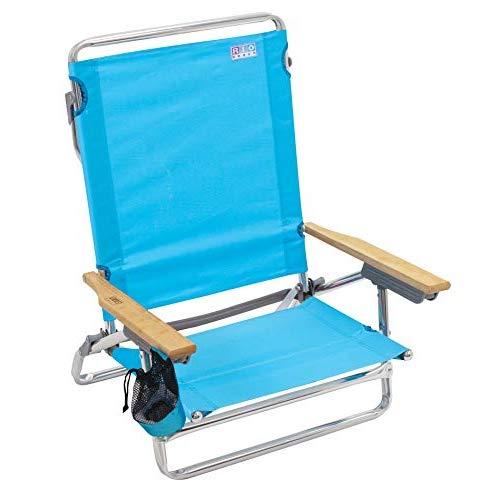 Rio Beach Classic 5 Position Lay Flat Folding Beach Chair
